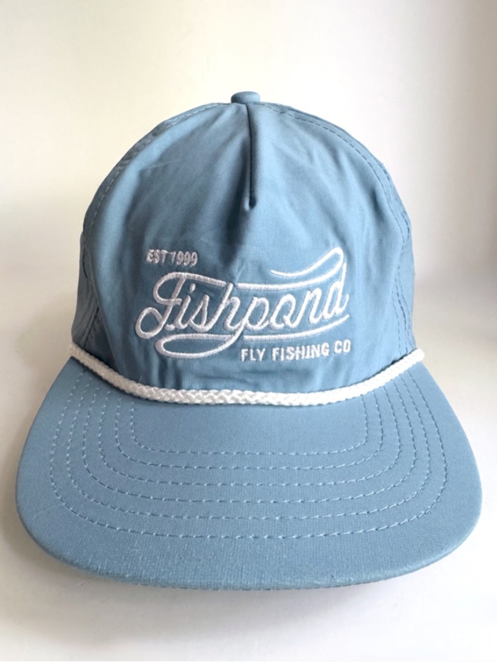 Fishpond Patrol Ventilated Mesh Trucker Style Hat in Light Blue